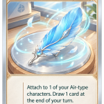 sky feather pin