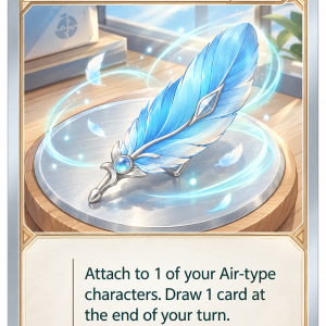 sky feather pin